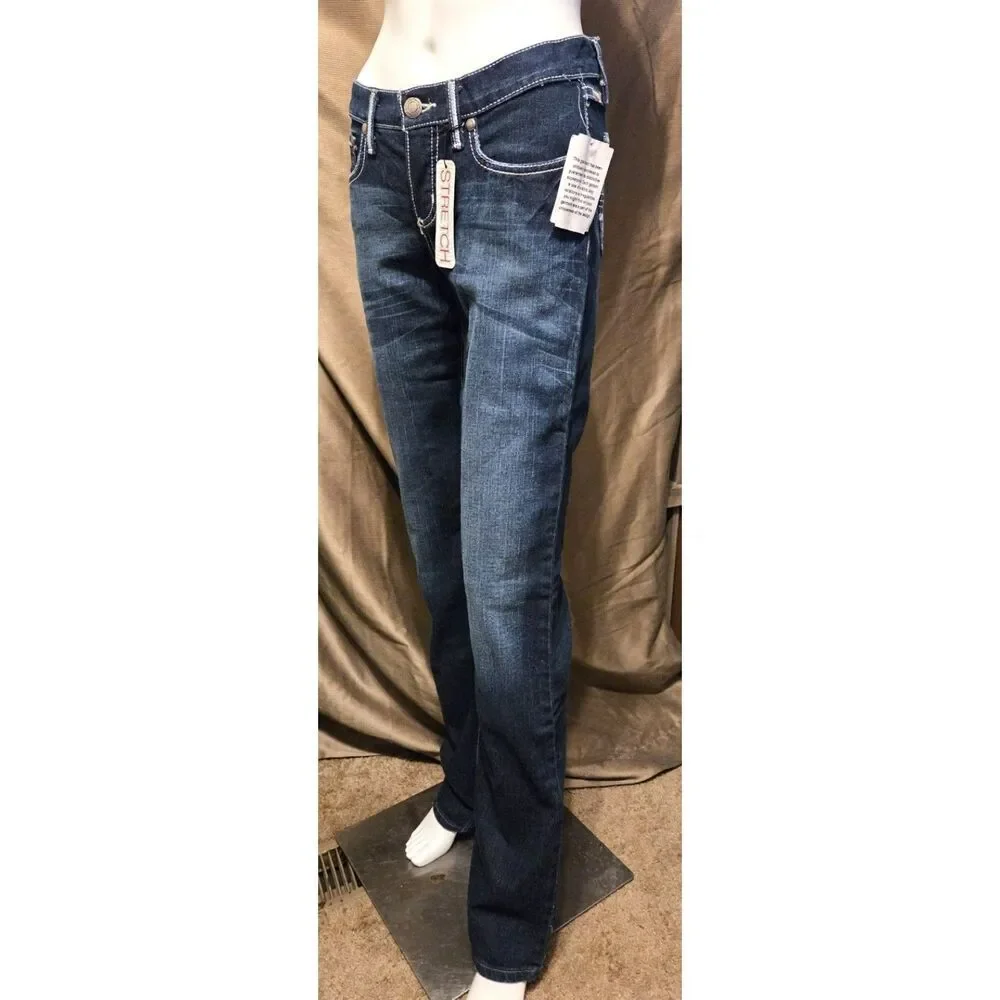 NWT - Cruel Girl Caroline Mid Rise Boot Cut Slim - Size 1XL